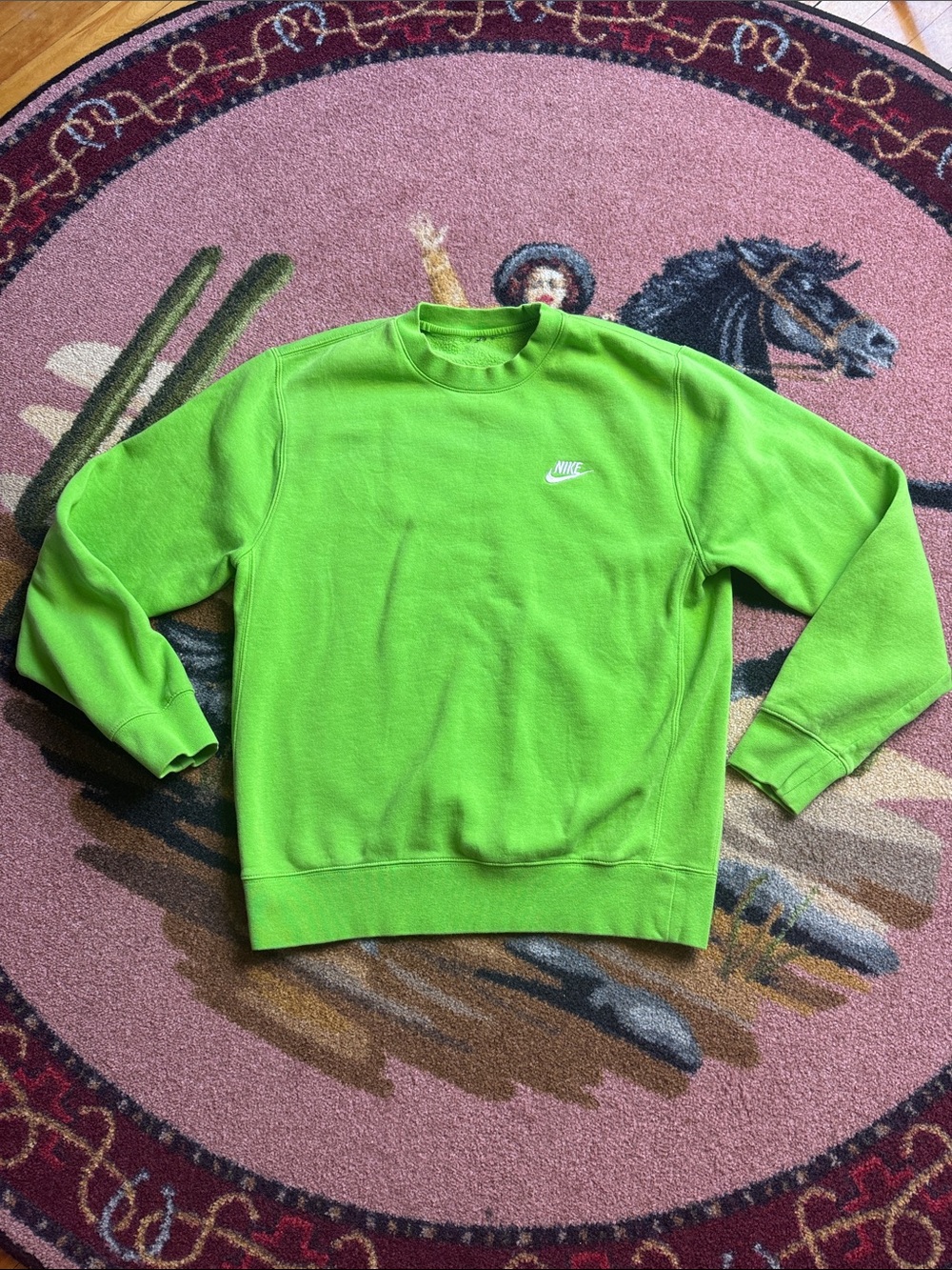 NIKE CREWNECK LIME GREEN
